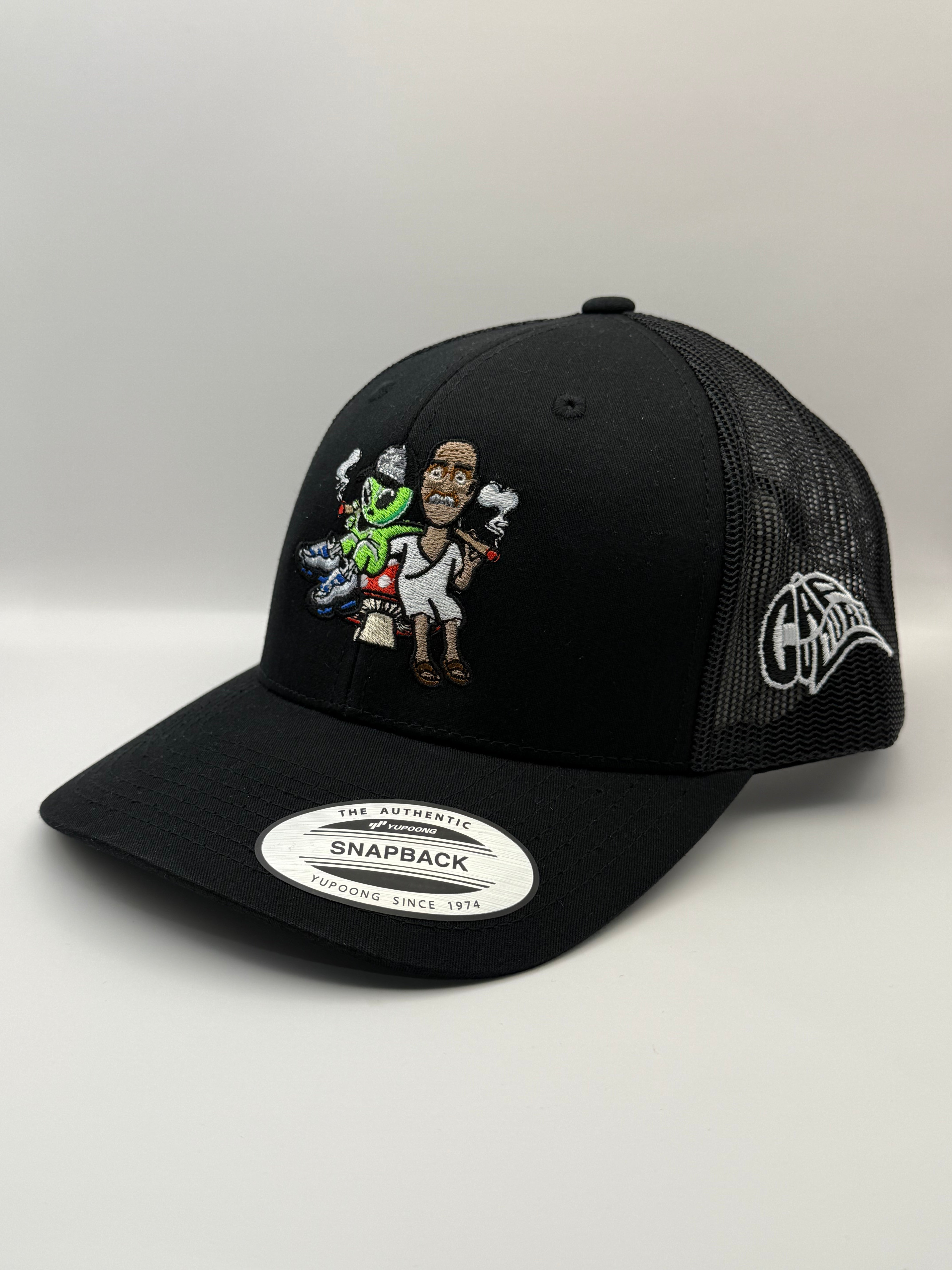 Cap Culture Ghandi X Alien - Black